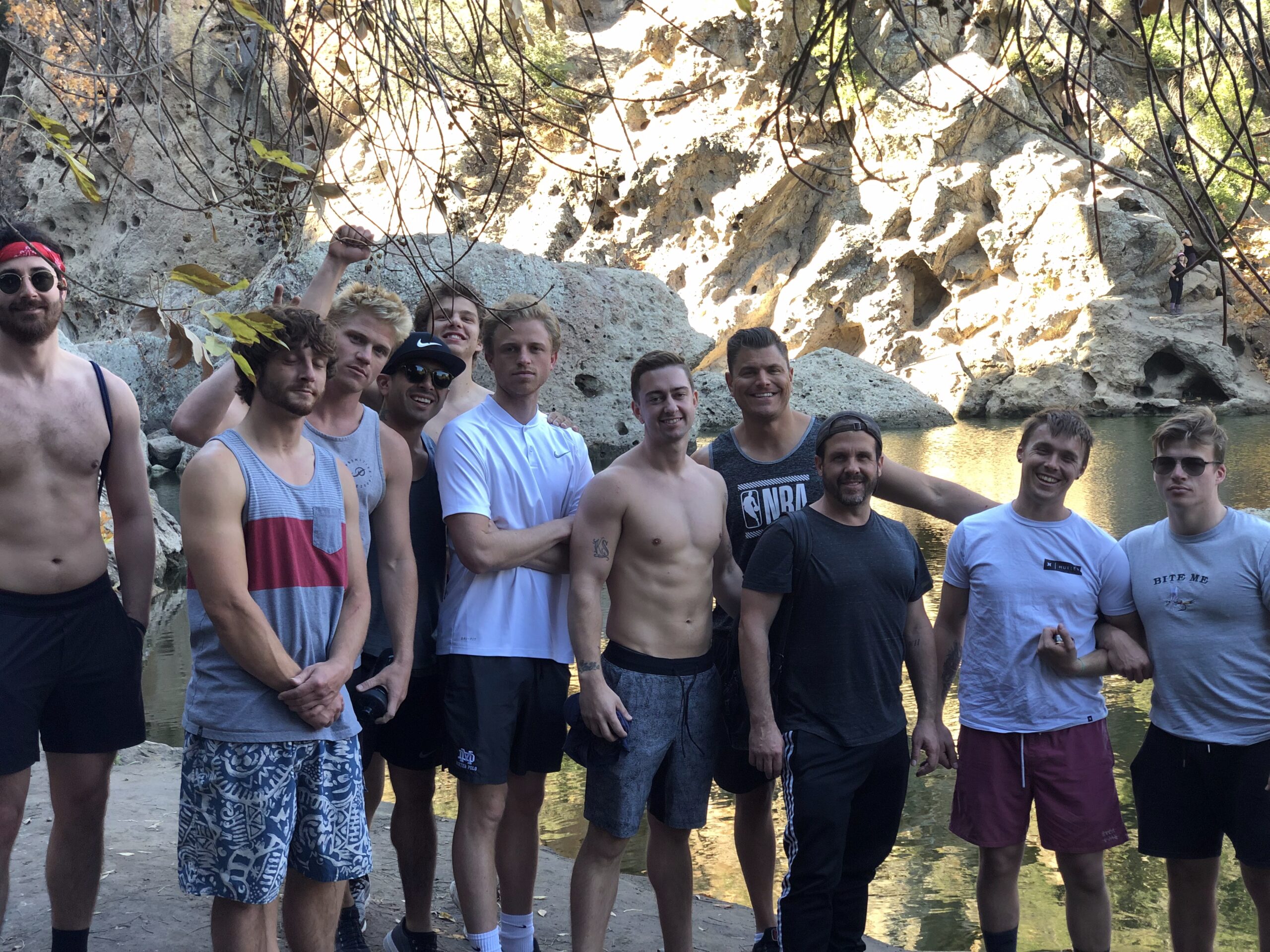 LivingNow residents hiking and going for a swim
